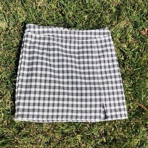 Plaid skirt